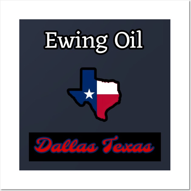 Ewing Oil Company Wall Art by r.abdulazis